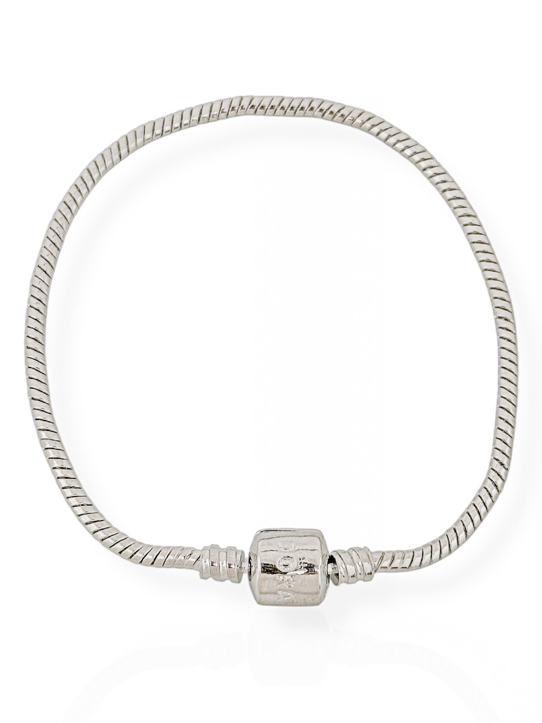 Pulseira Life Folheado a Prata 925 para Berloque e Charm Liso